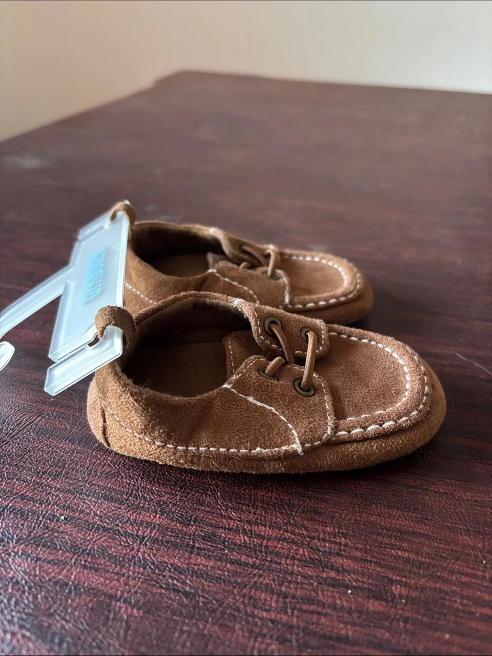 Gymboree Toddler Tan Brown Suede Moccasin Shoes